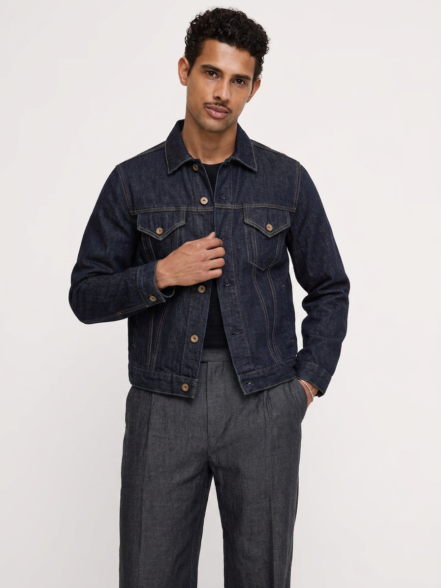 Washed Denim Jacket | 100% Cotton, 14.8oz Denim