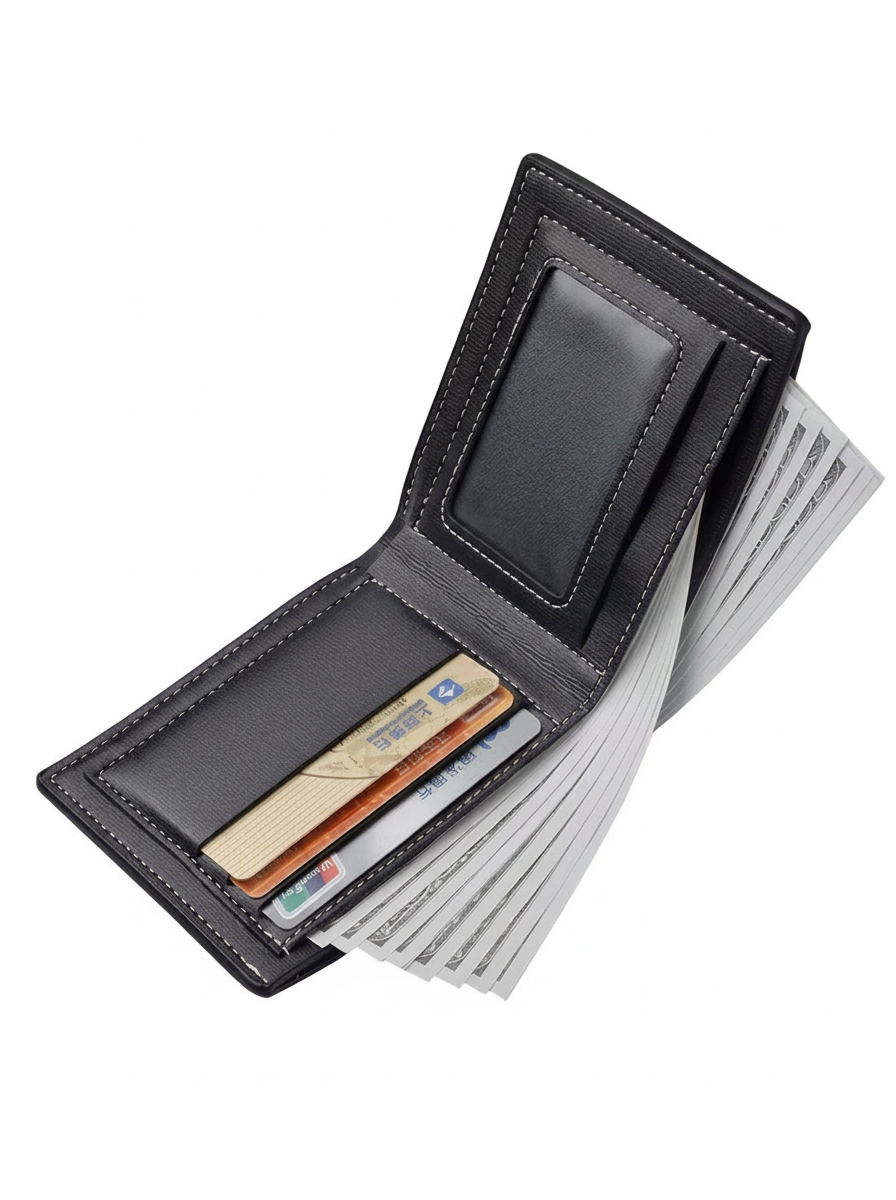 Slim Leather Bifold Wallet