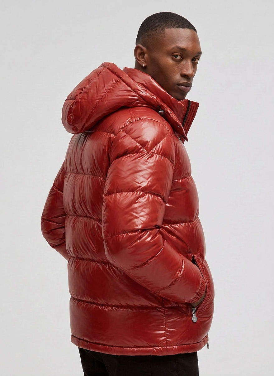 Hooded Winter Down Jacket | Weather Resistant
