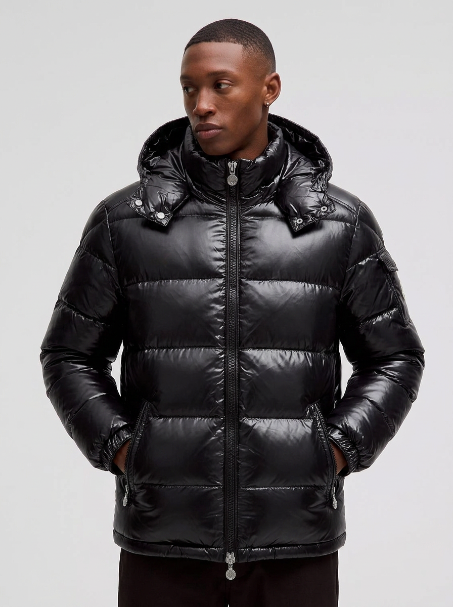 Hooded Winter Down Jacket | Weather Resistant