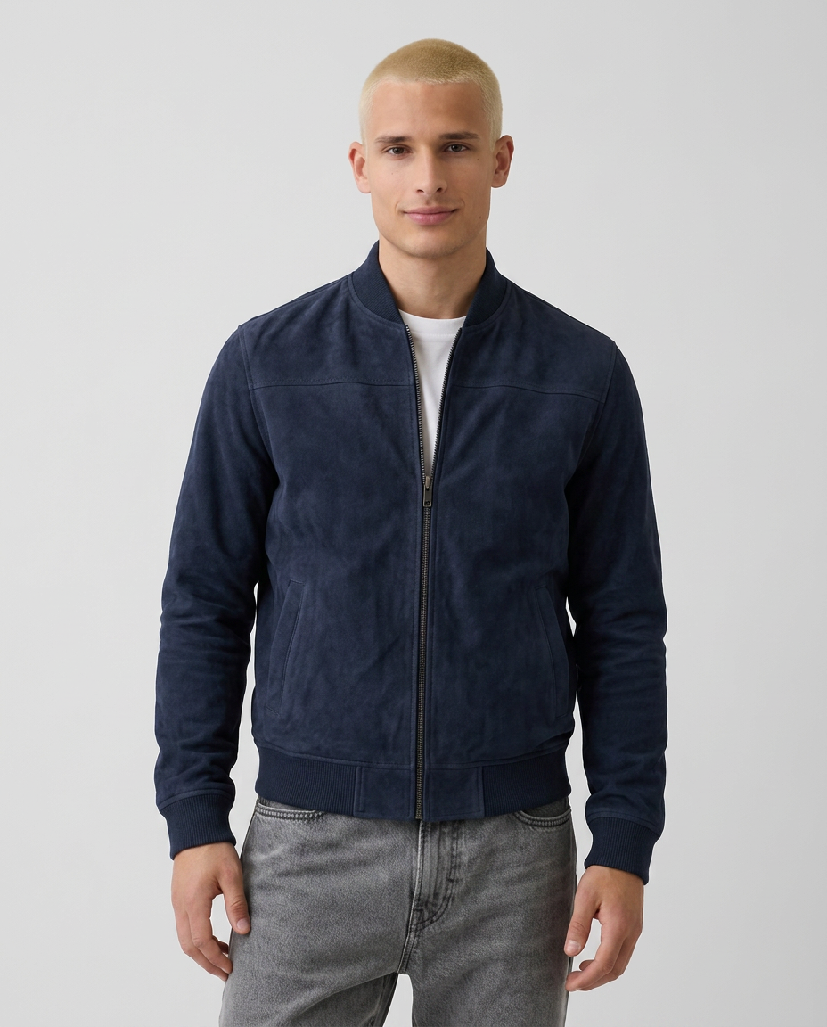 Suede Zipper Jacket | Multiple Colors