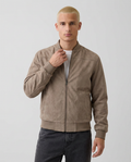 Suede Zipper Jacket | Multiple Colors