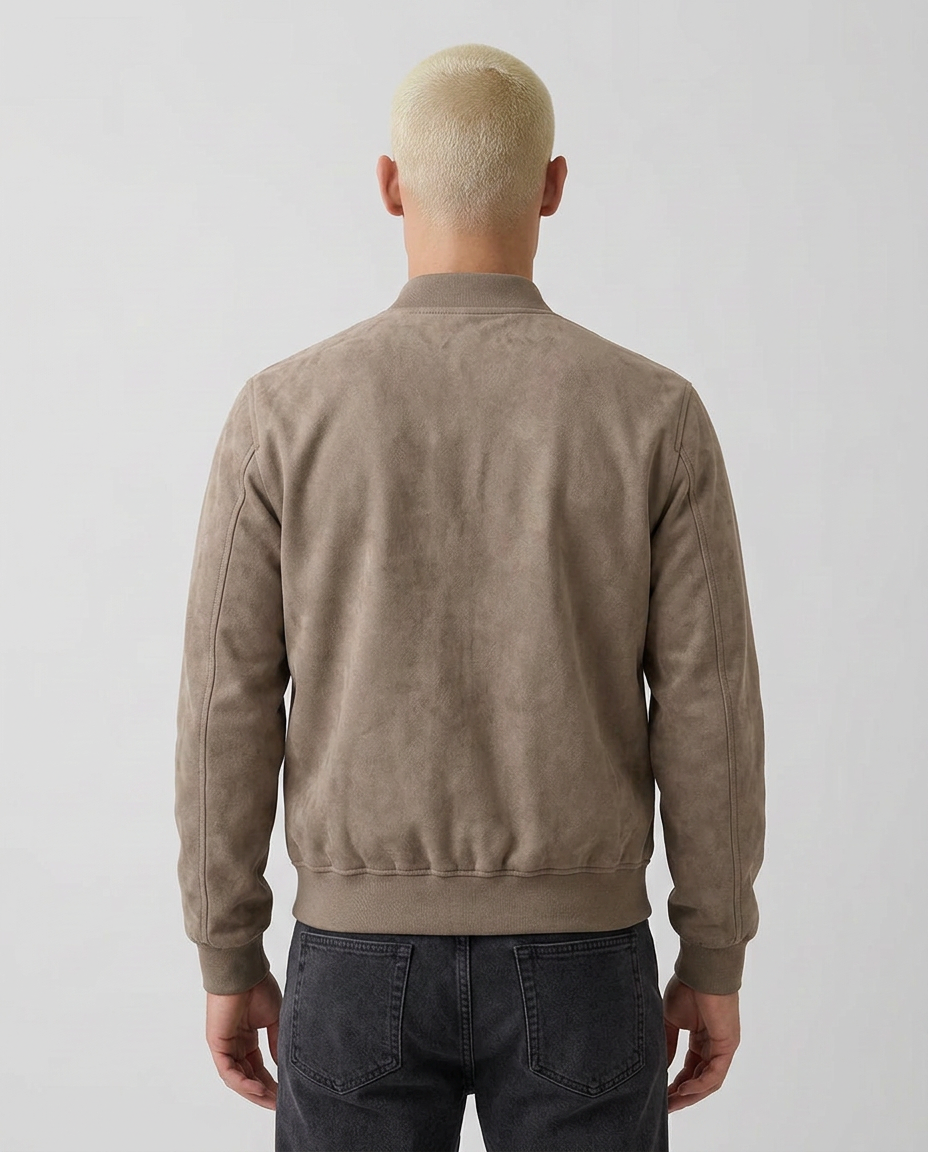 Suede Zipper Jacket | Multiple Colors