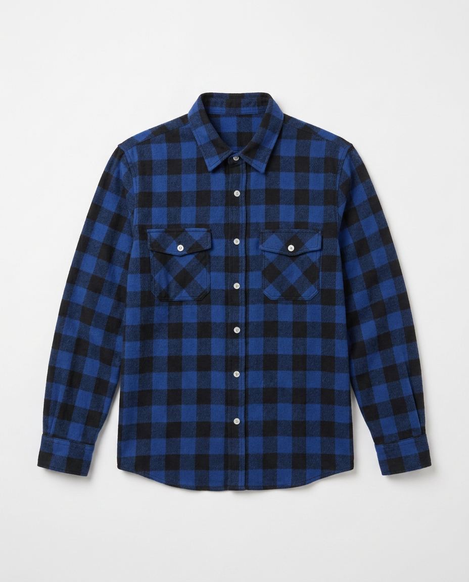 Plaid Flannel Button-Up Shirt | Multiple Colors