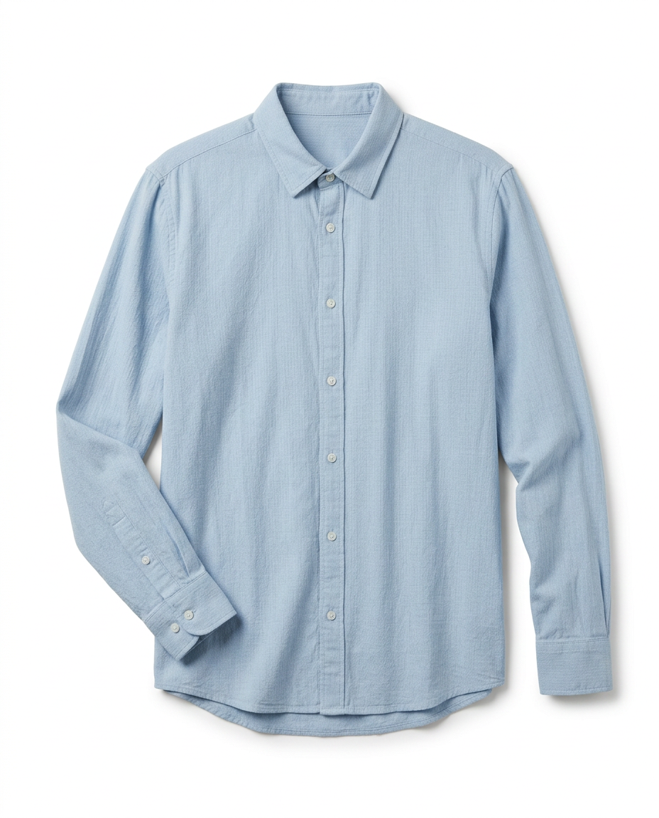 Lightweight Linen Button-Up Shirt