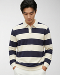 Striped Rugby Polo Longsleeve