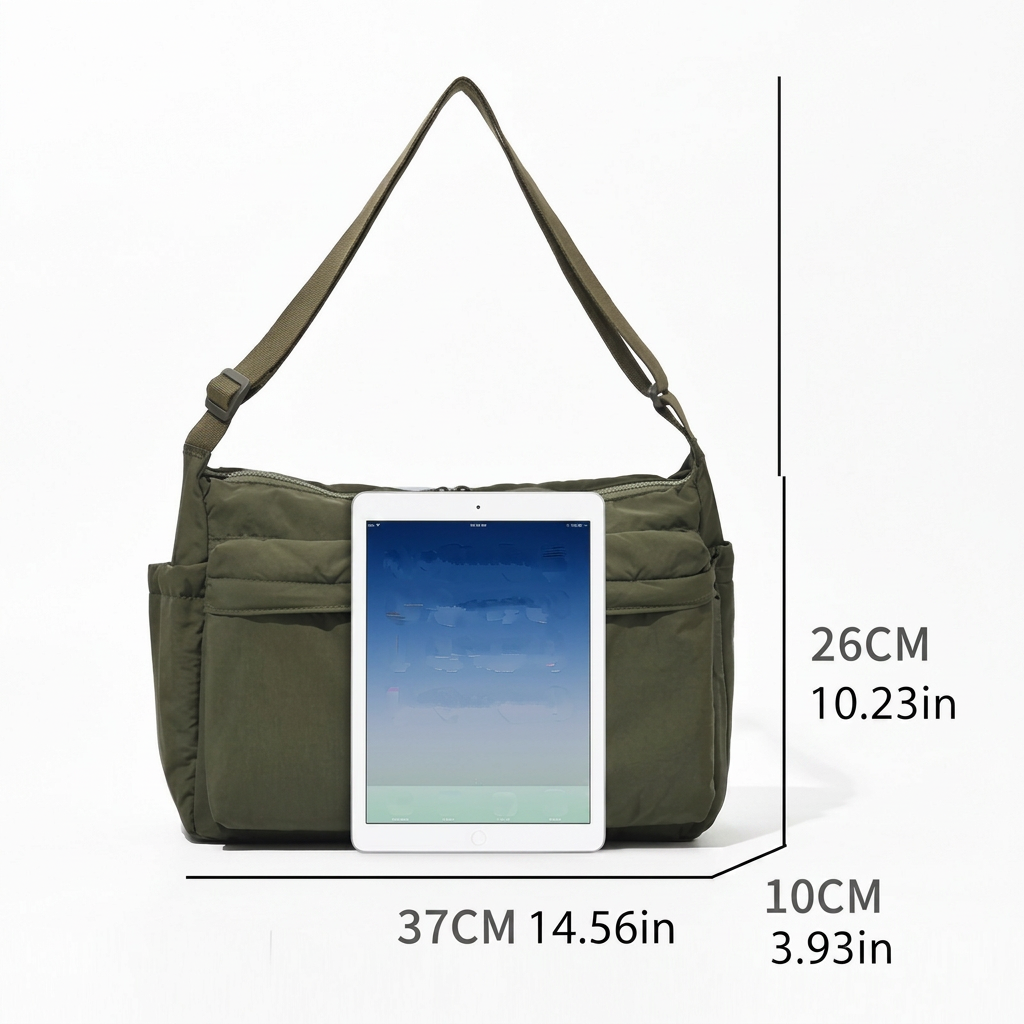 Multi-Pocket Messenger/Shoulder Bag